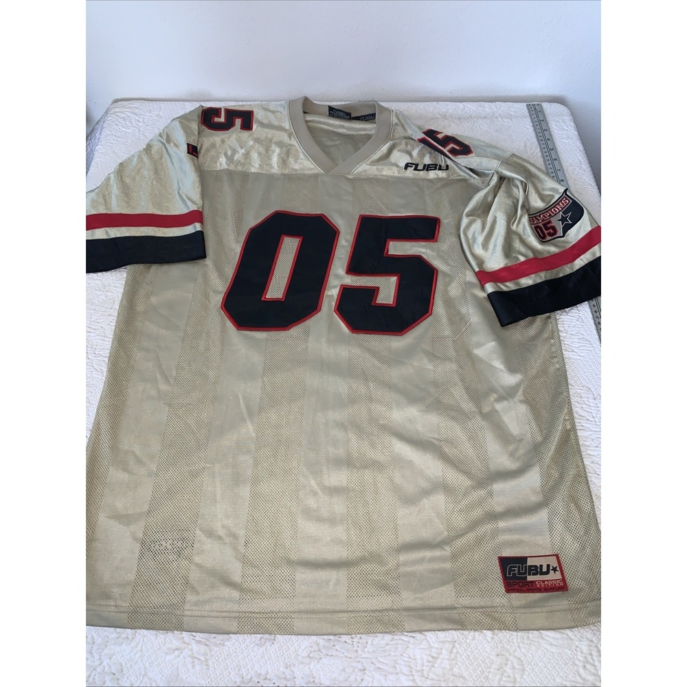 VTG FUBU AllStar 05 Sport Classic Edition Hip Hop Jersey Men's XL‎ 2XL Gold